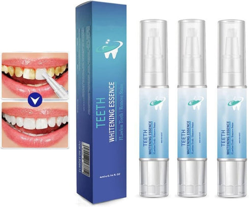 3Pcs Teeth Whitening Pen,Teeth Whitening Gel,Teeth Whitening Essence Pen,Intensive Teeth Stain Remover,Reduce Yellowing Oral Care for Women & Men....