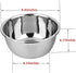 meleg otthon Stainless Steel Bowl,3QT Salad Bowl,Metal Bowls,Stainless Steel Basin,Heavy Duty Deeper Edge Mirror Finish Dishwasher Safe bowl (M)…...