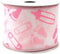 Baby Shower Items Polyester Wired Ribbon, 2-1/2-inch, 10-Yard (Light Pink)...