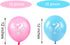Lecpeting 20 Pcs Gender Reveal Balloons Boy or Girl Letter Balloon 12 Inches Latex Party Balloon for Baby Shower Themed Party Decorations...