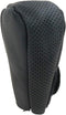 Leatherette Gear Shift Knob Cover, Hoop and Loop Design Auto Car Shift Knob Protector, Black...