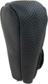 Leatherette Gear Shift Knob Cover, Hoop and Loop Design Auto Car Shift Knob Protector, Black...