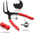 Snap Ring Pliers, 90 Degree Long Nose Pliers Internal Master Cylinder Heavy Duty Retaining Ring Plier Pliers, Bent Lock Circlip Pliers for Trucks ...