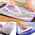 3Pcs Blue Protective Ironing Scorch-Saving Mesh Pressing Pad Mesh Cloth, No Melt Pressing Cloth for Easy Ironing and Protection,50x35 Deft Process...