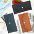 2 Pcs PU Leather Cash Envelopes Money Cash Wallet Bags Tickets Storage Bags Coin Check Bank Pouch Budget Envelope for Bill Planner...