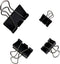120Pcs Assorted Sizes Binder Clips, Metal Paper Clamps 4 Assorted Sizes, Medium, Small, X Small and Micro for Office Supplies, Black....