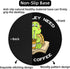 Turtle Mouse Small Pad, Cute Funny Mousepad with Non-Slip Rubber Base, Mini Round Mouse Pads for Desk Accessories Laptop Gaming Office Supplies De...