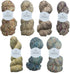 2PK Ipek Yolu Knit and Crochet Yarn, Silk Wool Blend, Multicolor Yarn, Hand-Dyed, Organic, 200g, 800m (Greys)......