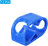 PATIKIL Plastic Tube Tubing Clamps, 2Pcs 3/16" - 5/16" Tube OD Adjustable Precise Flow Control Hose Clamp Clip for Laboratory Pinch Valve, Blue...