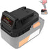 Adapter for Ridgid AEG 18V Battery to for Milwaukee M18 18V Cordless Tools, Use for Ridgid 18V Platform Batteries (Adapter Only)...
