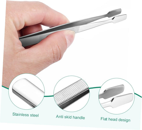 2pcs Stamps Tool Stamp Tweezers Stamp Collector Tweezers Philately Tweezers Philately Tool...