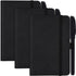 Koogel 3PCS Pocket Notebook Journals, Mini Notebooks with Pen Holder Hardcover Small Notepads for Note Taking School Office Black...