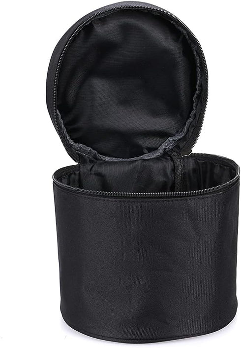 BTSKY Multifunction Marker Case - Zippered Canvas Pen Bag Pencil Organizer Stationary Storage for 80 Markers, Black (NO Compartments Inside)...