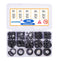 15 Size Rubber O Ring Set, 300 PCS Black Small O Rings Assortment Kits,Assorted Metric Sealing Washer for Automobiles Plumbing Faucet Water Air or...