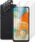 (3+3) For Samsung Galaxy A23 5G / 4G (3 Pack) Tempered Glass Screen Protector + (3 Pack) Camera Lens Protector Film, 9H Hardness, Anti Scratch, HD...