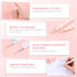 30 Pcs Kawaii Peach Mechanical Pencil Set Include 12 Mechanical Pencils 6 Cute Peach Erasers 12 Tube HB Pencil Refills First Day of School Back to...