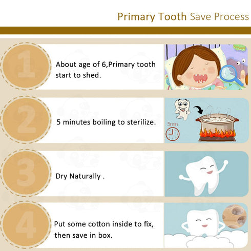 PAMBO Baby Tooth Box Keepsake for Girls,Wooden Tooth Storage And Saver Box for Lost Teeth Children,Newborn Baby Birthday And Shower Gift...