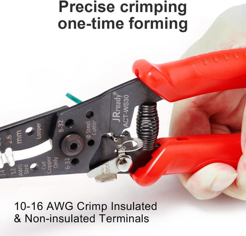 JRready Wire Accessory Tool Electronic System Connector Application Tool (Multi Function Precise stripper Tool)...
