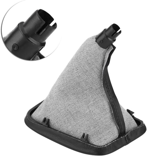 Keenso Car Gear Shifter Gaiter, Gear Shifter Knob Boot Dust Cover Replacement for E36 E34 E28 E24 1998-2005 Black...