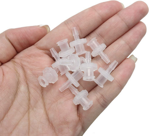 10pcs Female Luer Lock 1/4" Polycarbonate Hose Barb Adapter for Laboratory Biochemical/Analytical Instruments, Food Machinery and Aquarium Equipme...