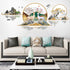 Chinese Style Landscape Wall Stickers,Plum Deer Vinyl Removable Large Wall Decals Art Decorations for Living Room Bedroom Home Decor (Chinese Plum...