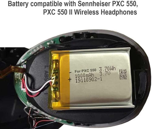 AOLIKES 1000mAh Replacement Battery for Sennheiser PXC 550 II Momentum 4 Wireless Bluetooth Headphones...