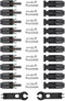 VOU 10Pairs(10AWG) DC Solar photovoltaic PV Connector with Spanners 1000V35A IP68 Waterproof Solar Panel Cable Connectors Kit for Cable 2.5/4/6mm2...