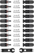 VOU 10Pairs(10AWG) DC Solar photovoltaic PV Connector with Spanners 1000V35A IP68 Waterproof Solar Panel Cable Connectors Kit for Cable 2.5/4/6mm2...