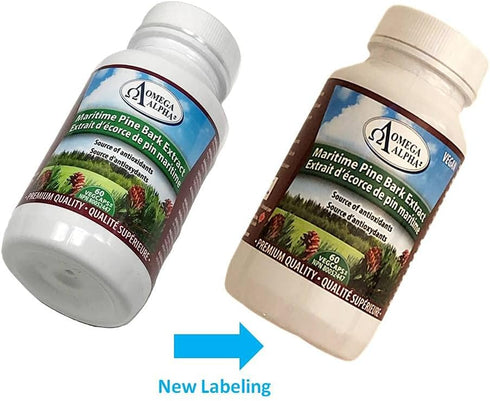 Omega Alpha Maritime Pine Bark Extract Anti Hypertenstion 60 Capsules...