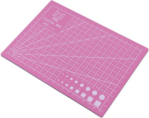 Self Healing Cutting Mat, A5 PVC Cutting Mat Non Slip Bottom Cut Pad Board for Scrapbooking Quilting Sewing Handmade DIY Tool()...