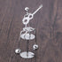Veemoon Perpetual Motion Desktop Ornament Metal Balance Decoration Small Physics Decor Perpetual Motion Machines Energy Desk Mini Iron Art Decor f...