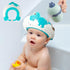 FUNUPUP Baby Shower Cap for Kids with Bath Rinse Cup, Adjustable Toddler Hair Washing Shield Hat Baby Bath Visor Shampoo Hat for Toddlers 6M-9T?Di...