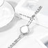 JewelryWe Women's Wristwatch Elegant Gold/Silver Bracelet Watch Round Analog Quartz Dress Watch, for Xmas...