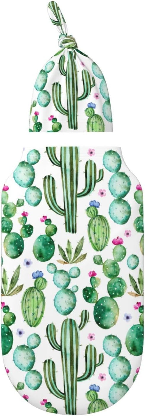 Cactus Swaddle Blankets Newborn Receiving Blanket Baby Swaddle Wrap Soft Sleeping Sack for Baby Girls Boys...