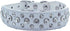 Bling Rhinestone PU Leather Crystal Diamond Pet Dog Cat Puppy Collar Black S M L XL(White,L)...