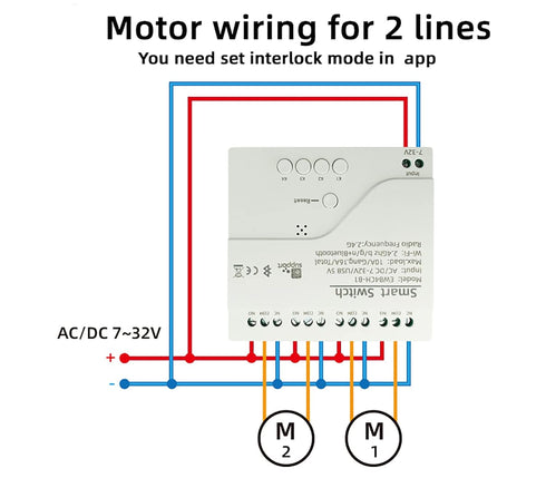 Jane Eyre eWeLink 4 Channels Wireless Smart Switch USB 5V/AC85V-250V Smart WiFi Relay Switch Module with Housing, Using Bluetooth Networking, for ...