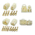 Lsgoodcare 472Pcs 6.3MM 1 2 3 4 6 8Pin Automotive Electrical Wire Connector Male Female Socket Plug and Pin Header Crimp Wire Terminals Box Kit fo...