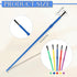 Prasacco 100 Pieces Paint Brushes Bulk, Plastic Paint Brushes for Kids Paint Brushes Oil Watercolor Brushes Colorful Detail Painting Kit for Kids ...