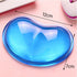 Silicone Mouse Wrist Rest Heart-Shaped Mouse Pad Cool Hand Cushion Relieve Pain Wrist Support for Computer, Laptop (Blue)...