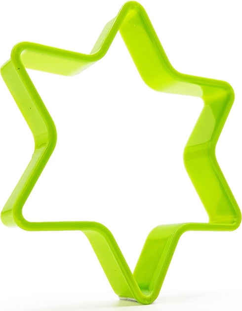 The Dreidel Company Hanukkah Shaped Cookie Cutters (5) - Menorah, Dreidel, Maccabee, Star of David, Maccabee Shield (Single)...
