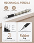 Nicpro 35PCS Art Mechanical Pencil Set, 3 PCS Metal Drafting Pencil 0.5 mm & 0.7 mm & 0.9 mm & 3 PCS 2mm Lead Holder (6B 4B 2B HB 2H 4H Colors) Fo...