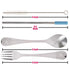 15 Pieces Toddler Kids Utensils Kids Silverware Set Stainless Steel, Safe Baby Utensils 3 Toddler Forks 3 Toddler Spoons 4 Reusable Metal Straws 4...