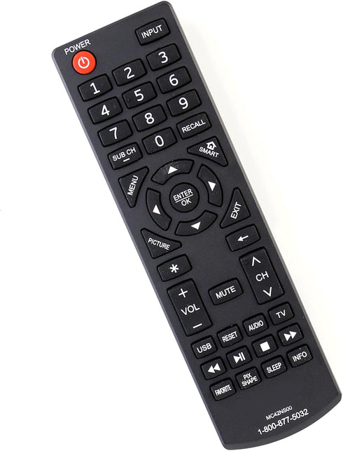 MC42NS00 Replace Remote Control for Sanyo TV sub GXBM GXCC GXBJ GXBG GXBD DP42D24 DP50E44 DP55D44 DP58D34 DP65E34 FVD3924 FVD5044 FVF5044M DP42746...