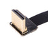 JSER CYFPV Down Angled 90 Degree HDMI Male to Female FPC Flat Cable for HDTV Multicopter Aerial Photography (0.2m)...