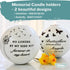Butterfly Memorial Candle Holder - Sympathy Gift for Loss of Loved One, Remembrance Candle Holder for Bereavement, Grief & Comfort – 5 x 5 Inch...