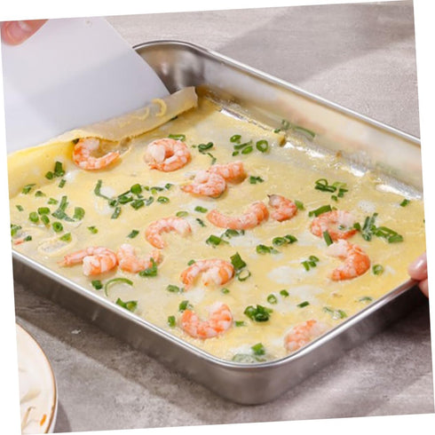 Barbecue Plate Tray korean bbq grill pan stainless steel bakeware stainless steel tray baking pan stainless steel fruit tray food oven trays cake ...