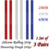 A-XINTONG Silicone Rolling Strip Silicone Measuring Dough Strips Perfection Strips, Dough Thickness Guides for Dumplings, Noodles, Pasta, Pies, Pi...