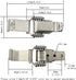 NRC&XRC Stainless Steel All in one Double Spring Locking Latch hasps Chest Toggle Catch Clasp Furniture Hardware Accessories w/Screws (2, L), DK 7...
