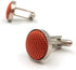S&W SHLAX&WING Neckties for Men Wedding Tie and Cufflinks Orange Pumpkin Extra Long Matching Cufflinks Only...