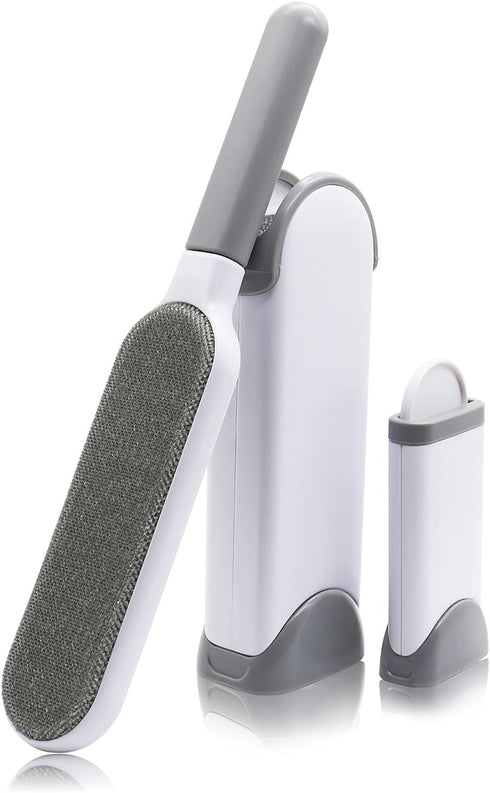 Pet Hair Remover Brush,Dog Hair Remover for Clothes - lint Remover Brush,Lint Brush Pet Hair Remover for Dogs, Cats & Puppies, Small Size (Gray)...